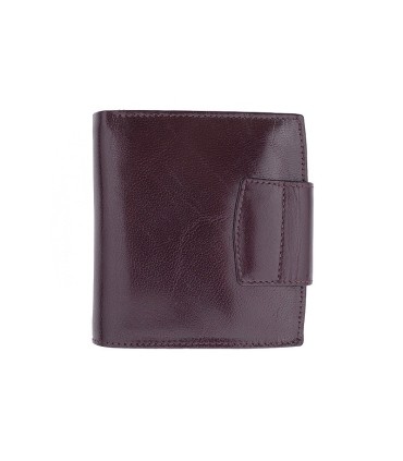 Nieduży portfel damski Orsatti D-04B w kolorze brązowym, skóra