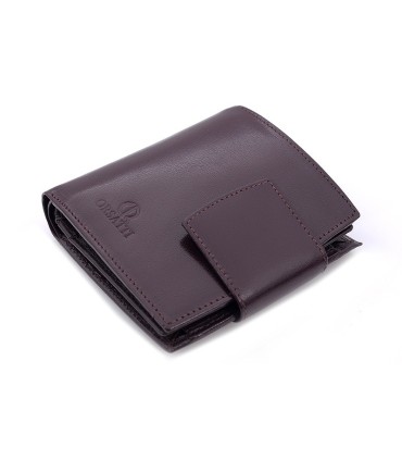 Nieduży portfel damski Orsatti D-04B w kolorze brązowym, skóra