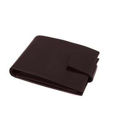 Męski, doskonale wyposażony portfel Orsatti M05A w kolorze czarnym