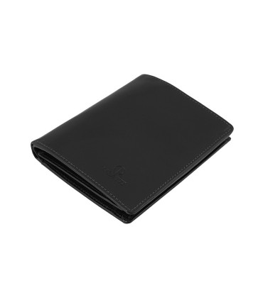 Męski, rozbudowany portfel Orsatti M07A w kolorze czarnym