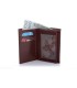 Klasyczny męski skórzany portfel Orsatti M10B brązowy