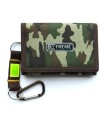 Portfel męski młodzieżowy z karabińczykiem XTREME, MORO brąz zielony